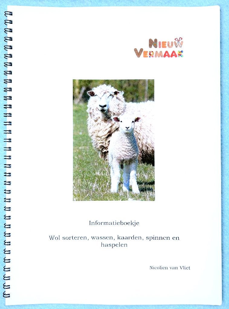 Informatieboekje wol wassen, kaarden, spinnen en haspelen, Ophalen of Verzenden, Nieuw, Overige typen