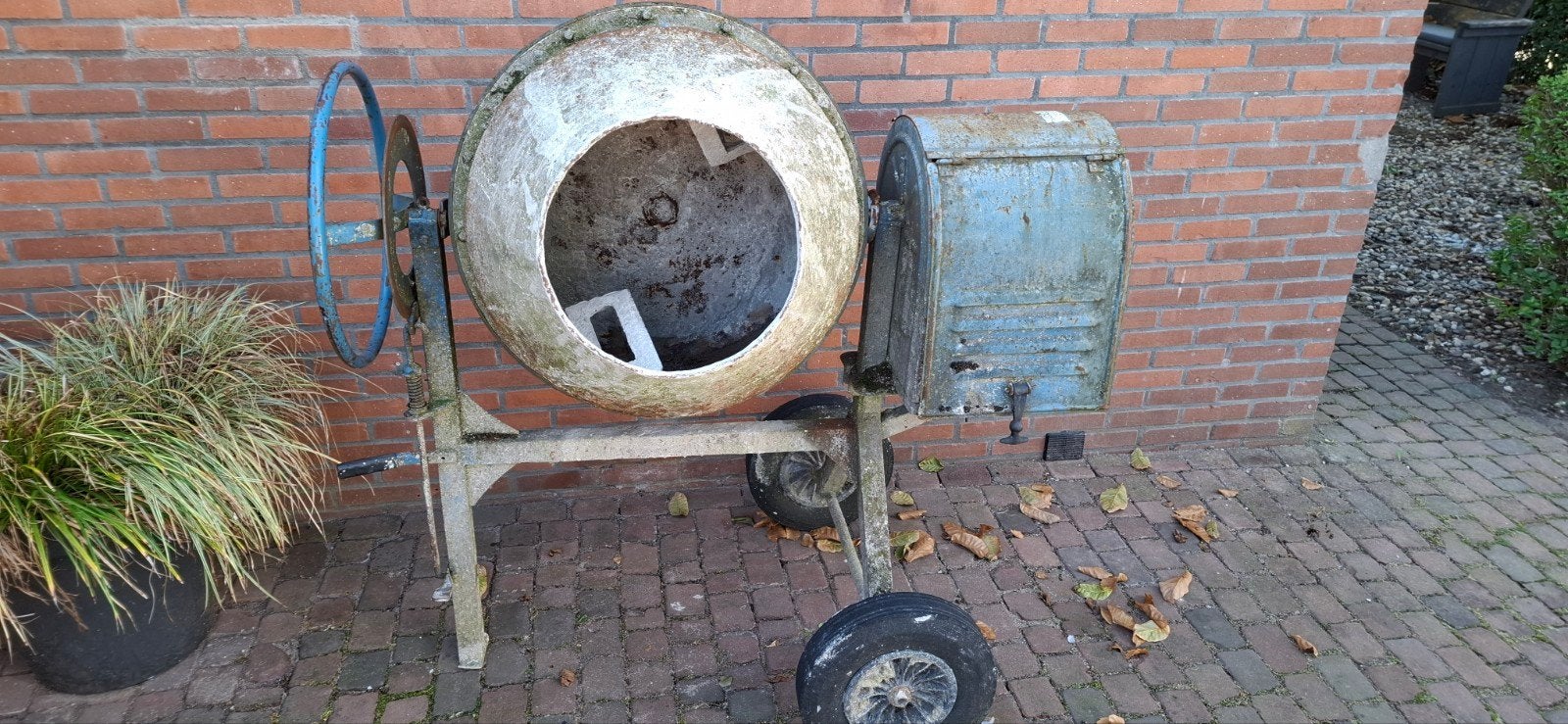 Betonmolen, Ophalen, Gebruikt
