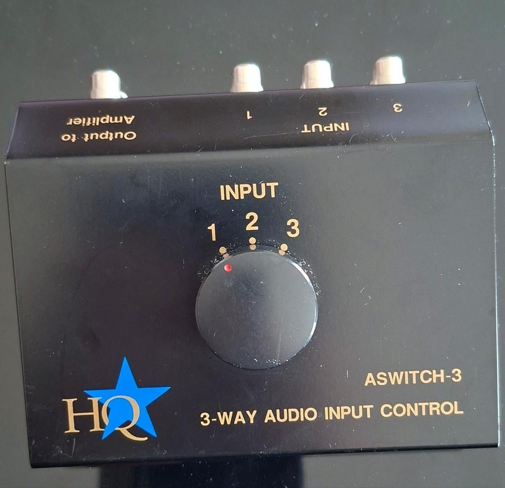 HQ ASWITCH-3 3-weg audio input control, Ophalen of Verzenden, Gebruikt