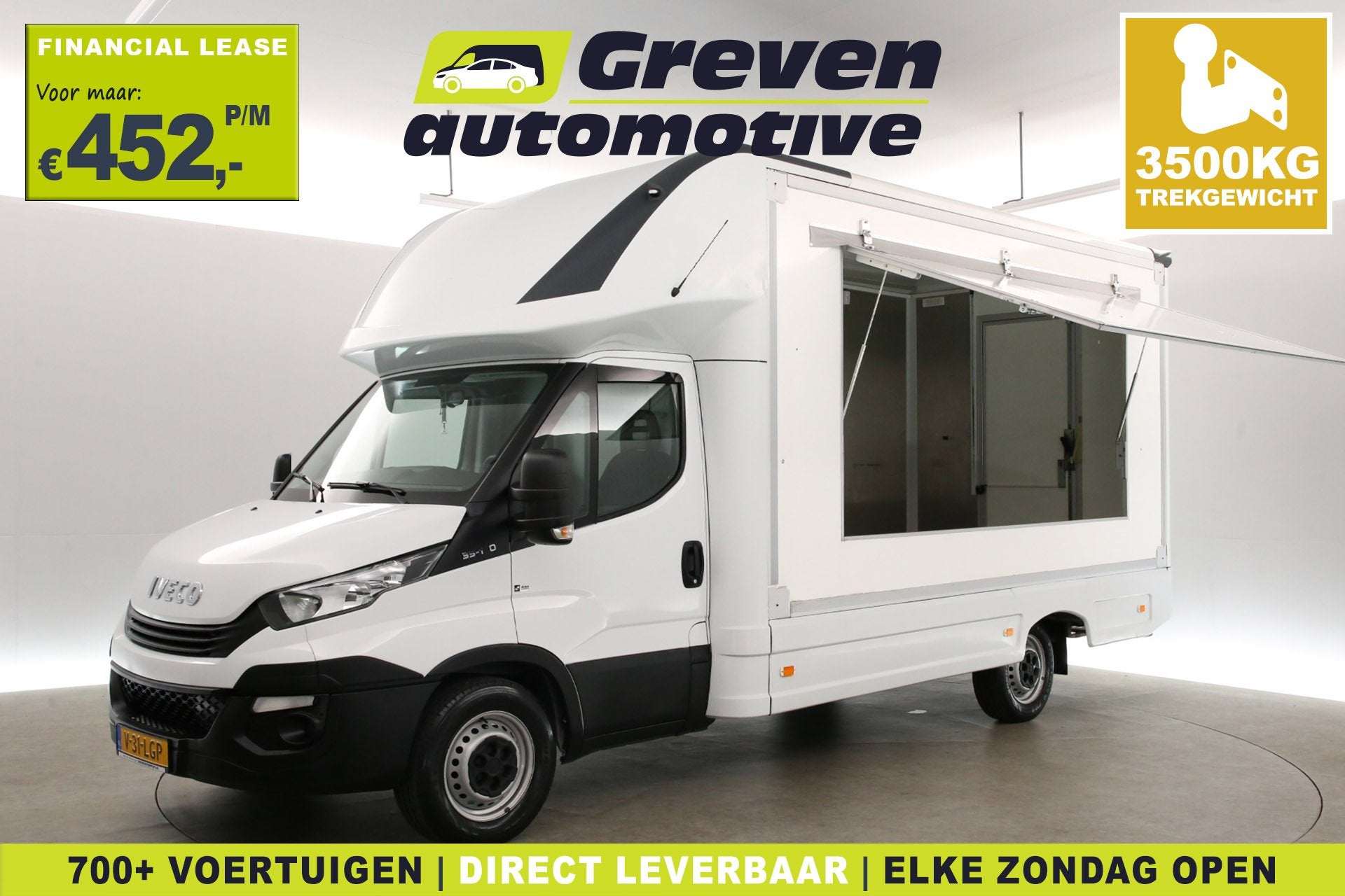 Iveco Daily 35S14 2.3 410 | Foodtruck | Verkoopwagen | 3500K, Greven Automotive, Info@grevenautomotive.nl, Oosterstraat 9
9502EC  STADSKANAAL, NL