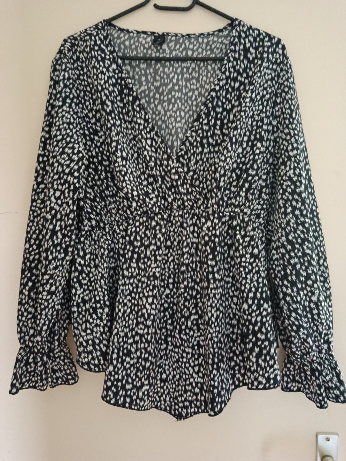 Shein leuke blouse met print, maat XL, Meerkleurig, Maat 46/48 (XL) of groter, Ophalen of Verzenden, Lange mouw