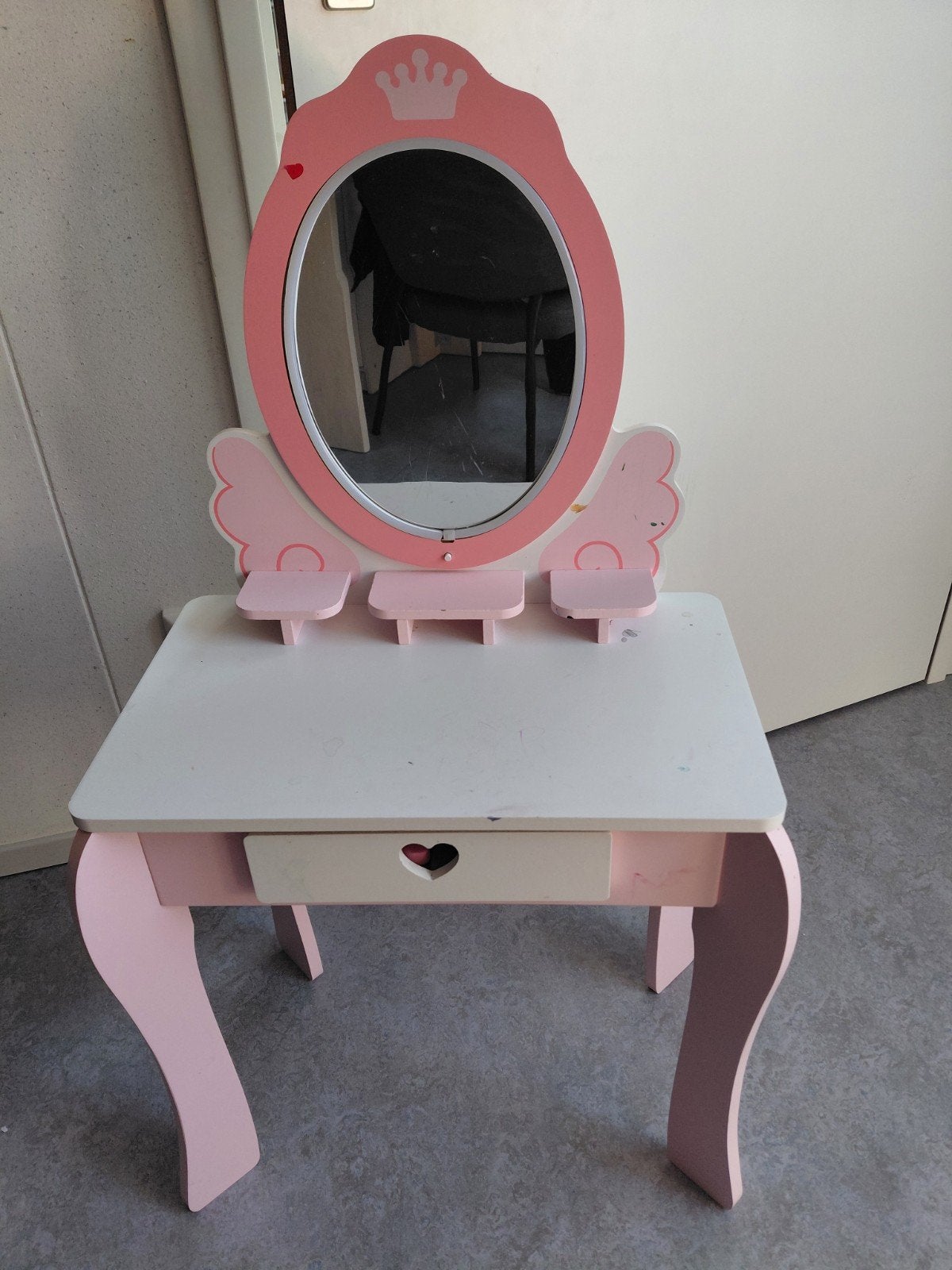 Make up tafel voor kinderen., Ophalen, 50 tot 100 cm, Zo goed als nieuw, Minder dan 100 cm