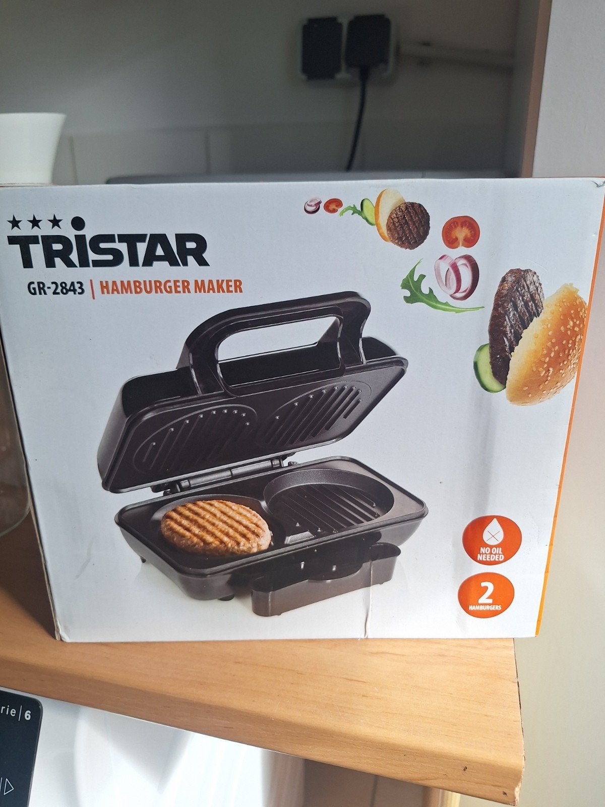 Tristar GR-2843 Hamburger Maker - Nieuw in doos, Ophalen, Nieuw
