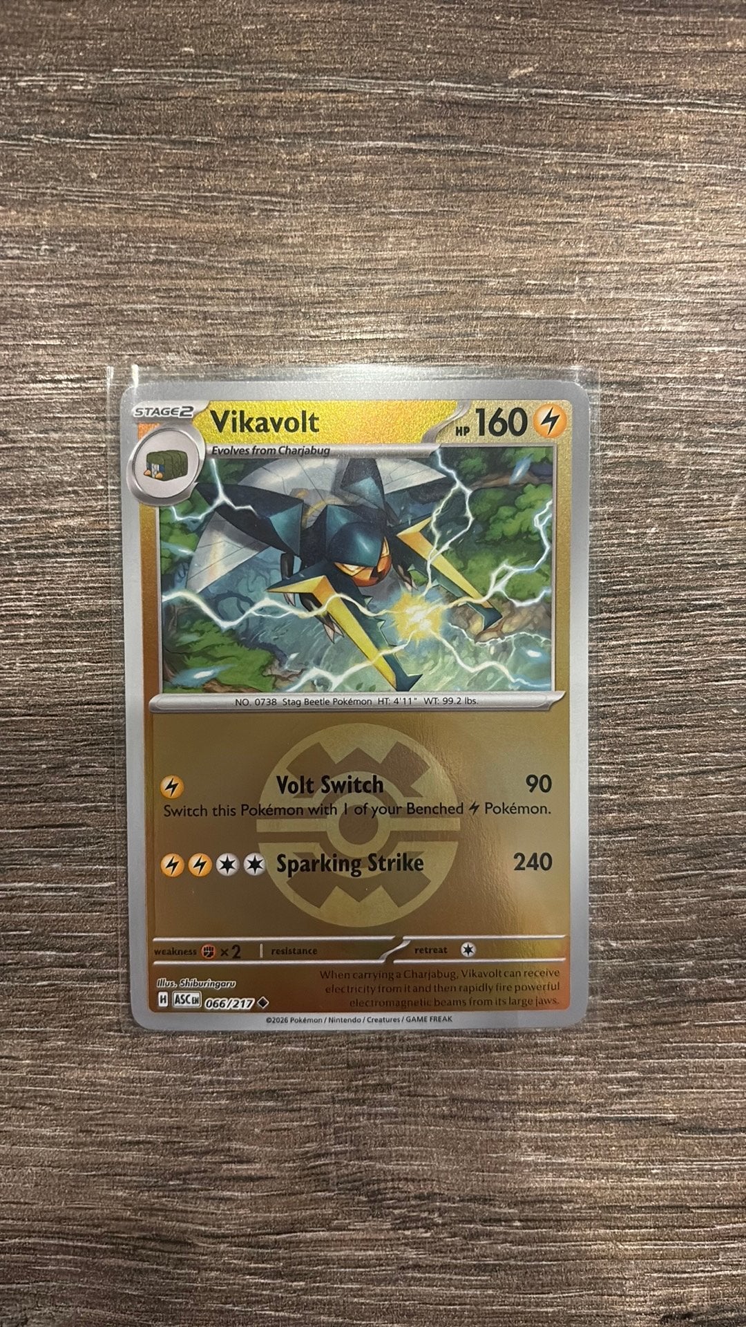 ASC Vikavolt 066/217 Ball Reverse holo, Ophalen of Verzenden, Zo goed als nieuw