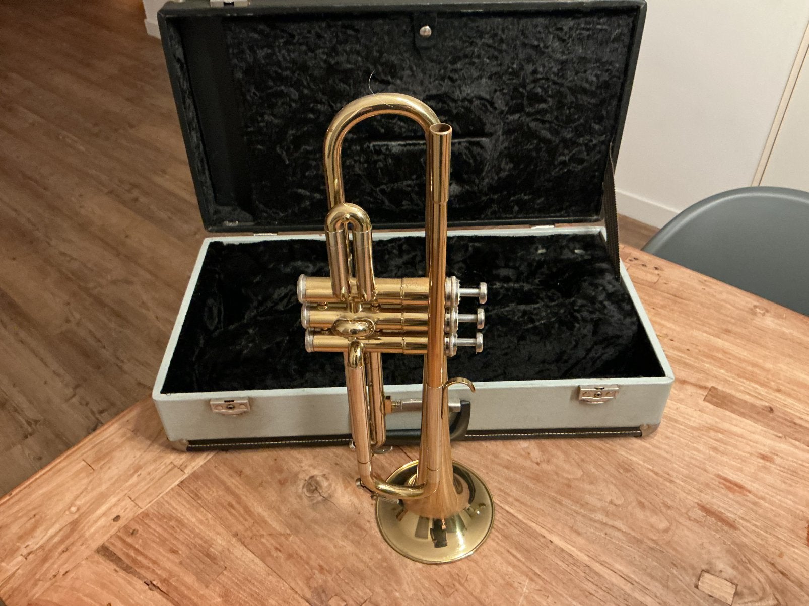 Mooie Besson 612 trompet, Muziek en Instrumenten, Ophalen, Zo goed als nieuw, Bes-trompet