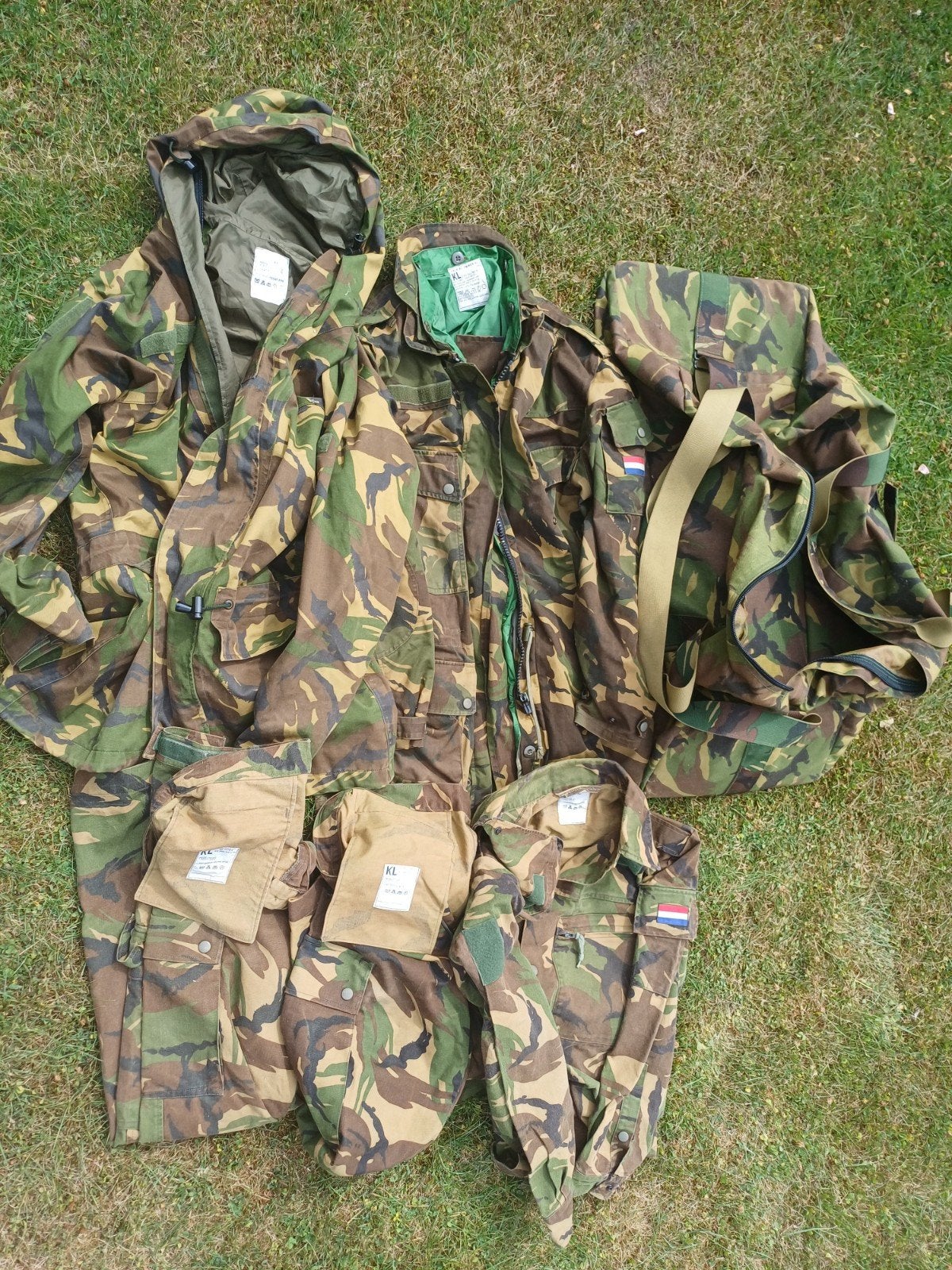 oud leger spullen Woodland, Verzamelen, Ophalen, Landmacht, Nederland