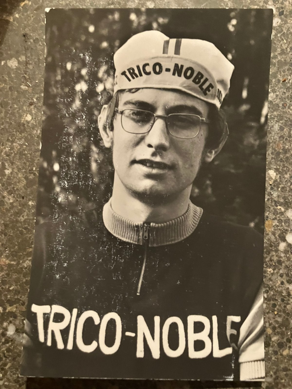 Johnny Verbeke - kaart Trico Noble -wielrennen - 1972, Verzenden, Buitenlandse clubs, Poster, Plaatje of Sticker