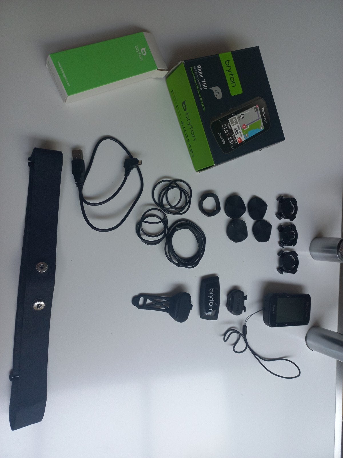 Bryton 750t, Ophalen, Zo goed als nieuw, Controller
