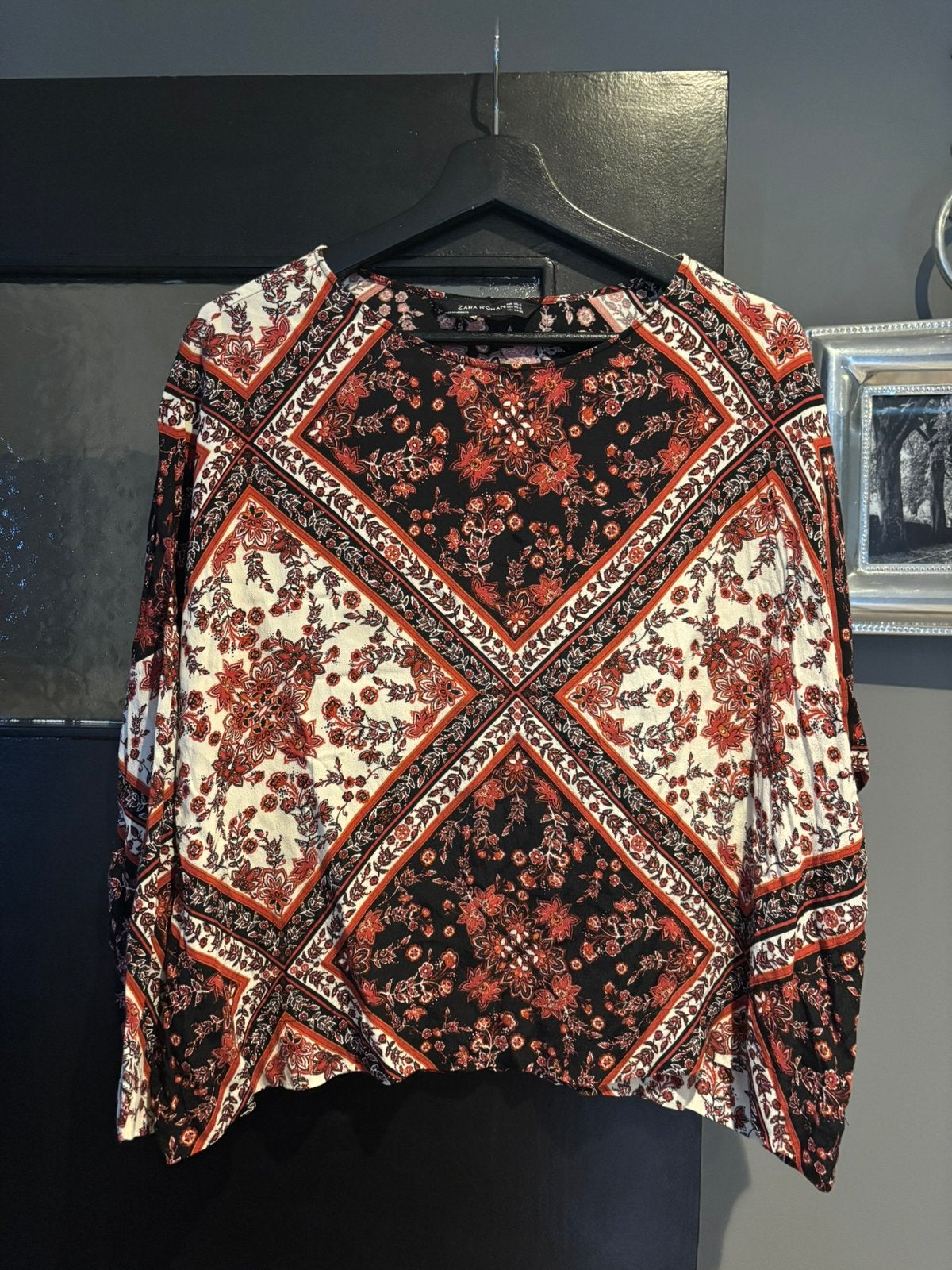 Zara blouse maat xs s, Verzenden, Zo goed als nieuw, Maat 34 (XS) of kleiner, Rood