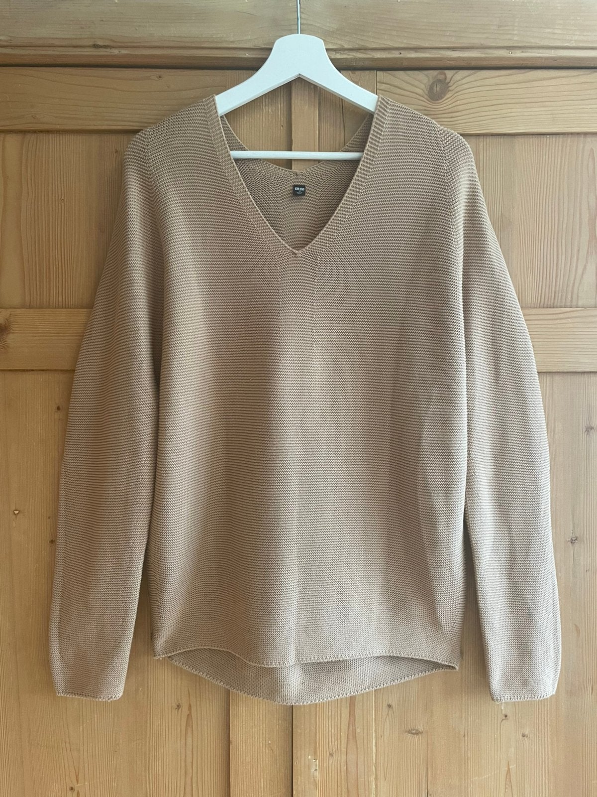 Trui van Uniqlo maat M., Verzenden, Zo goed als nieuw, Maat 38/40 (M), Beige