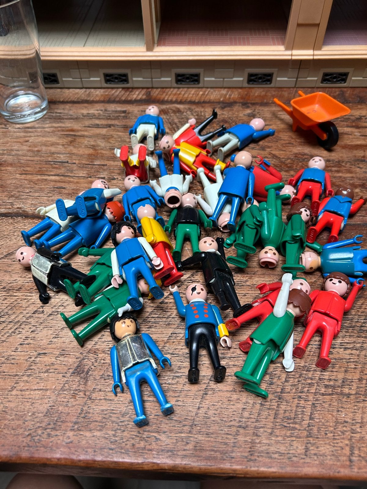 Grote partij vintage Playmobil poppetjes - Antiek, Ophalen of Verzenden, Gebruikt