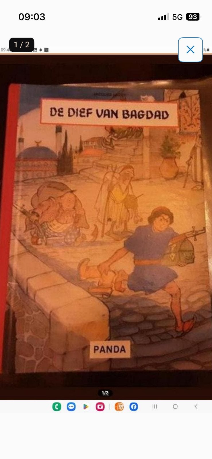 De dief van bagdad, Eén stripboek, Ophalen of Verzenden, Gelezen