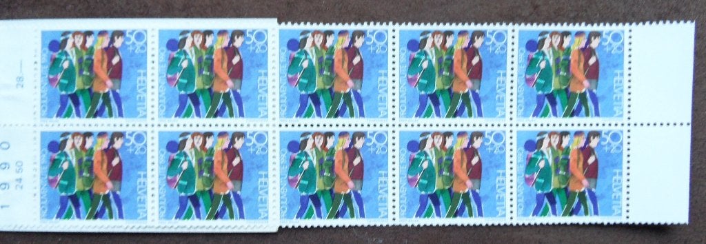 Postzegelboekje Zwitserland pro juventute 90, Postzegels en Munten, Ophalen of Verzenden, Postfris