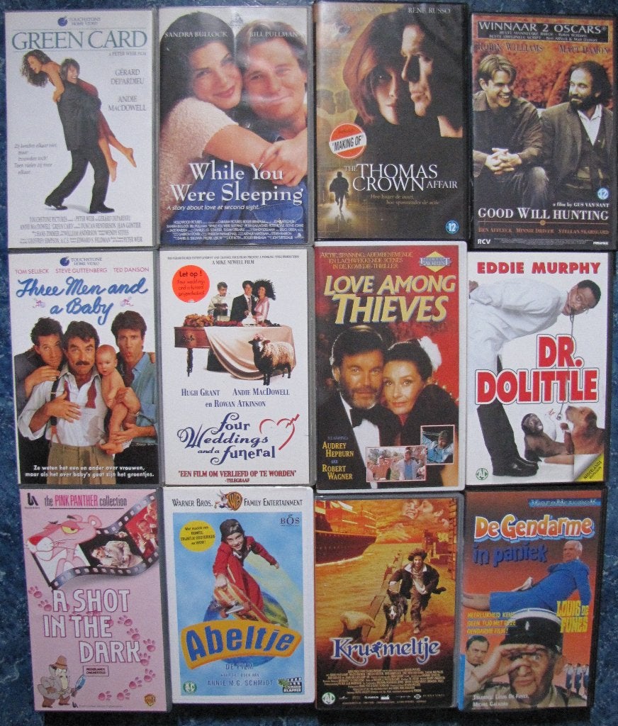 Videobanden VHS, Ophalen, Gebruikt, Alle leeftijden, Overige genres