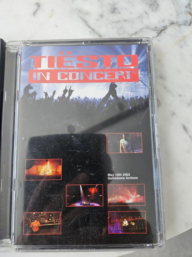 Tiësto In Concert & Take Two DVD's - Gelredome Arnhem 2003, Gebruikt, Alle leeftijden, Boxset, Muziek en Concerten