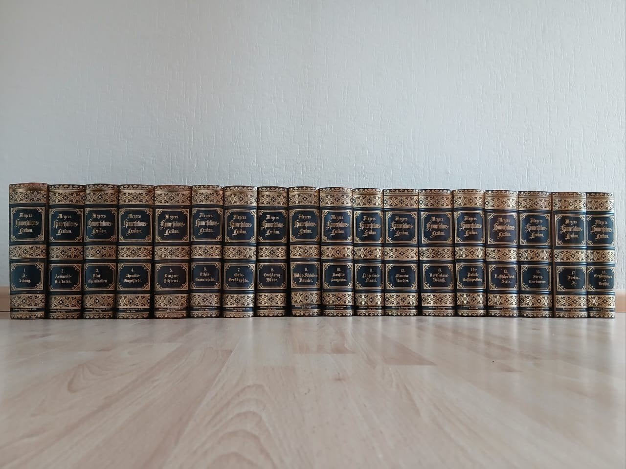 Meyers Konversations-Lexikon - Complete serie (1890), Boeken, Encyclopedieën, Complete serie, Algemeen, Meyers, Ophalen