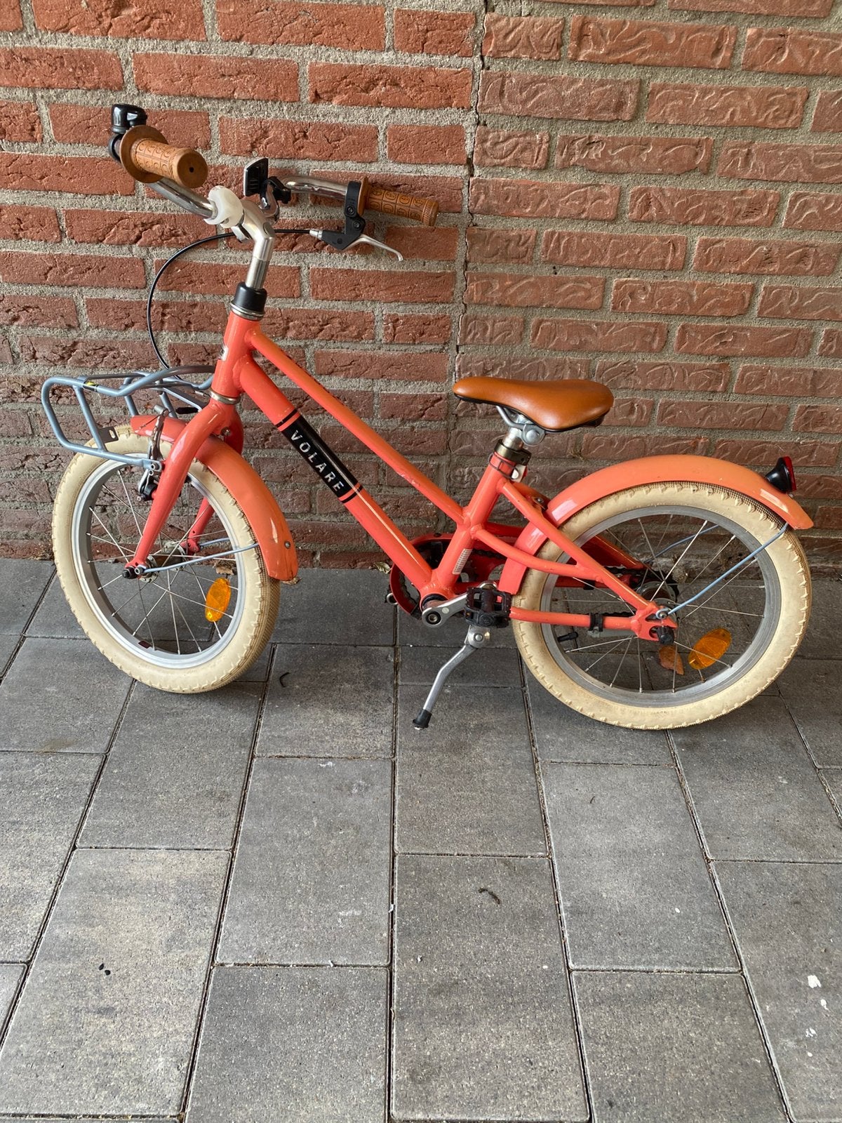 superleuk kinderfietsje 16 inch, Ophalen, Gebruikt, Terugtraprem, 16 tot 20 inch