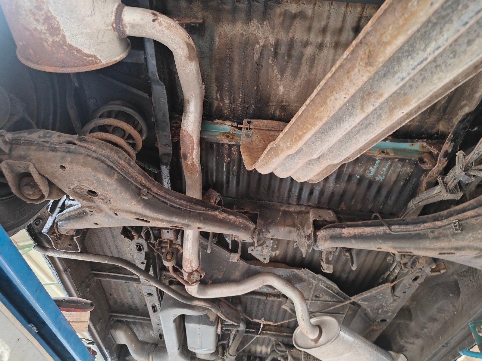 Vw T4 uitlaat Syncro 4x4 einddemper middendemper, Ophalen