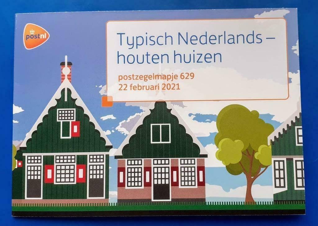 Postzegelmapje 629 - Typisch Nederlands, houten huizen, Ophalen of Verzenden, Na 1940, Postfris