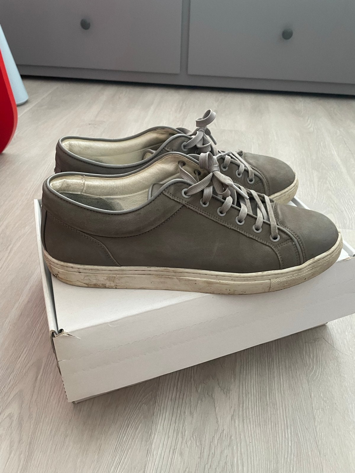 ETQ LT01 grijze sneakers - Maat 47, Kleding | Heren, Overige kleuren, Ophalen of Verzenden, Sneakers of Gympen, Gedragen