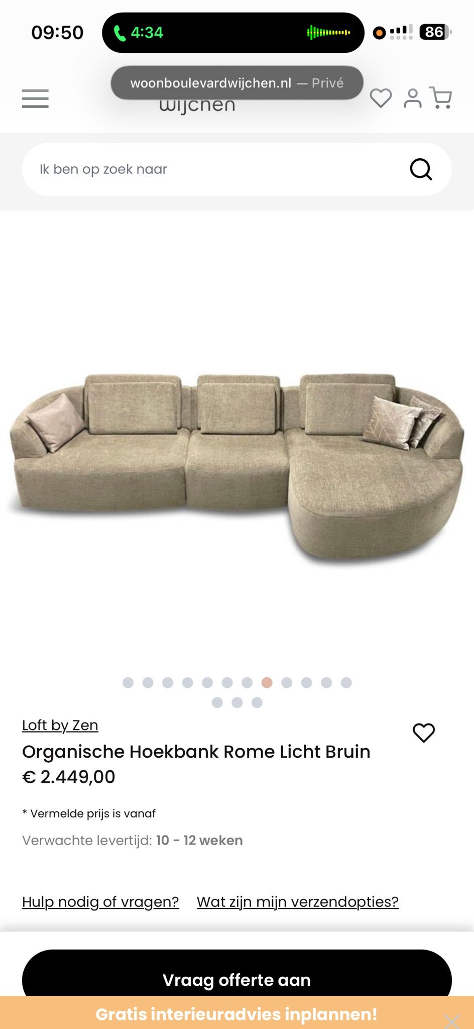 Gratis Teddy witte bank - opnieuw stofferen nodig, Ophalen, Gebruikt, Stof