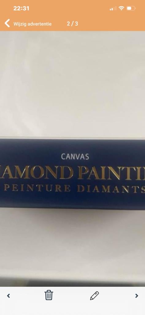 Nieuwe Diamond painting, Ophalen of Verzenden, Nieuw, Diamond painting