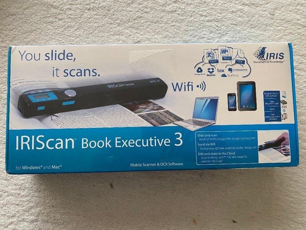 IRIScan mobile  scanner, Computers en Software, Scanners, Nieuw, Mobiele scanner, MacOS, Windows, Ingebouwde Wi-Fi, Ophalen of Verzenden