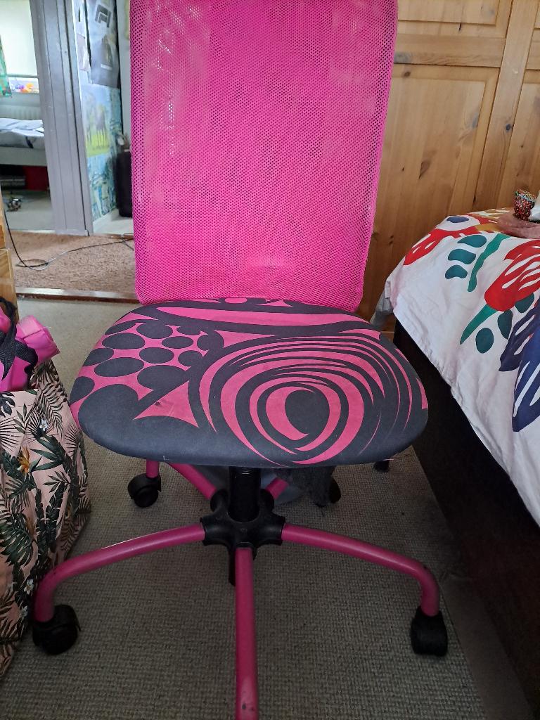 Bureau stoel kind, Kinderen en Baby's, Kinderkamer | Tafels en Stoelen, Ophalen, Gebruikt, Tafel(s) en Stoel(en)