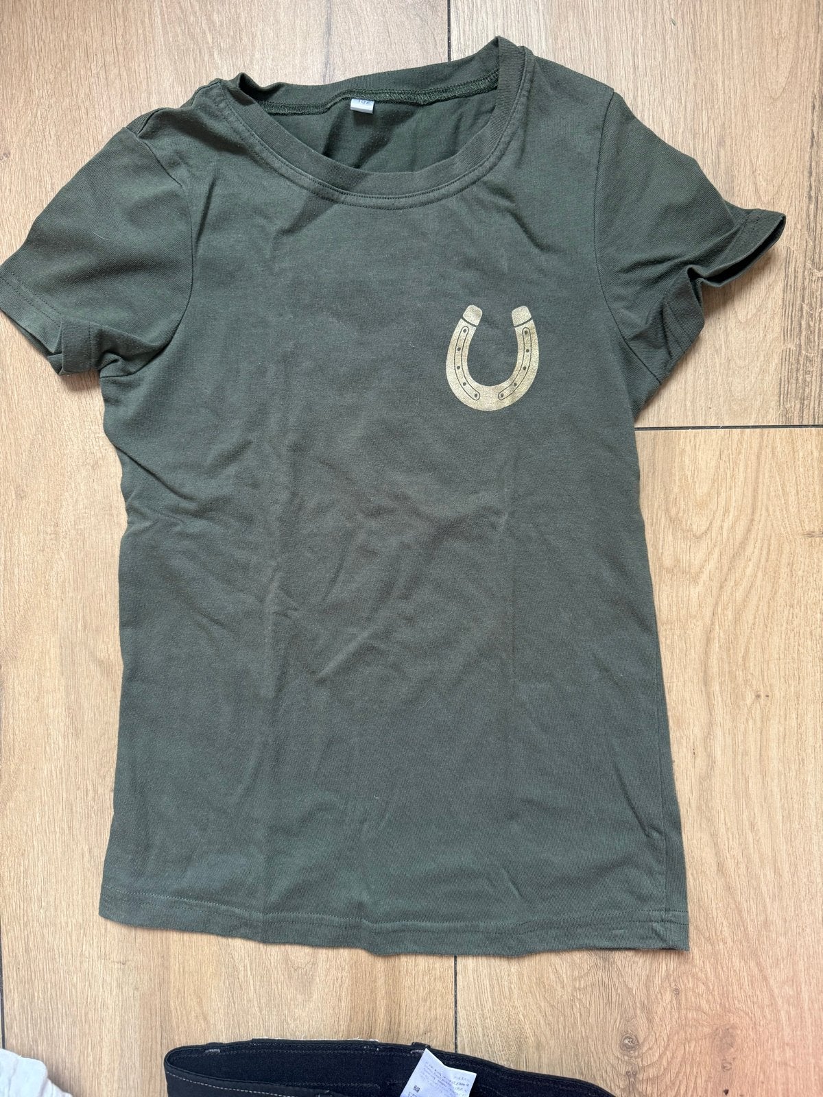 Epplejeck T-shirt met hoefijzer opdruk, maat 152, Dieren en Toebehoren, Ophalen, Gebruikt