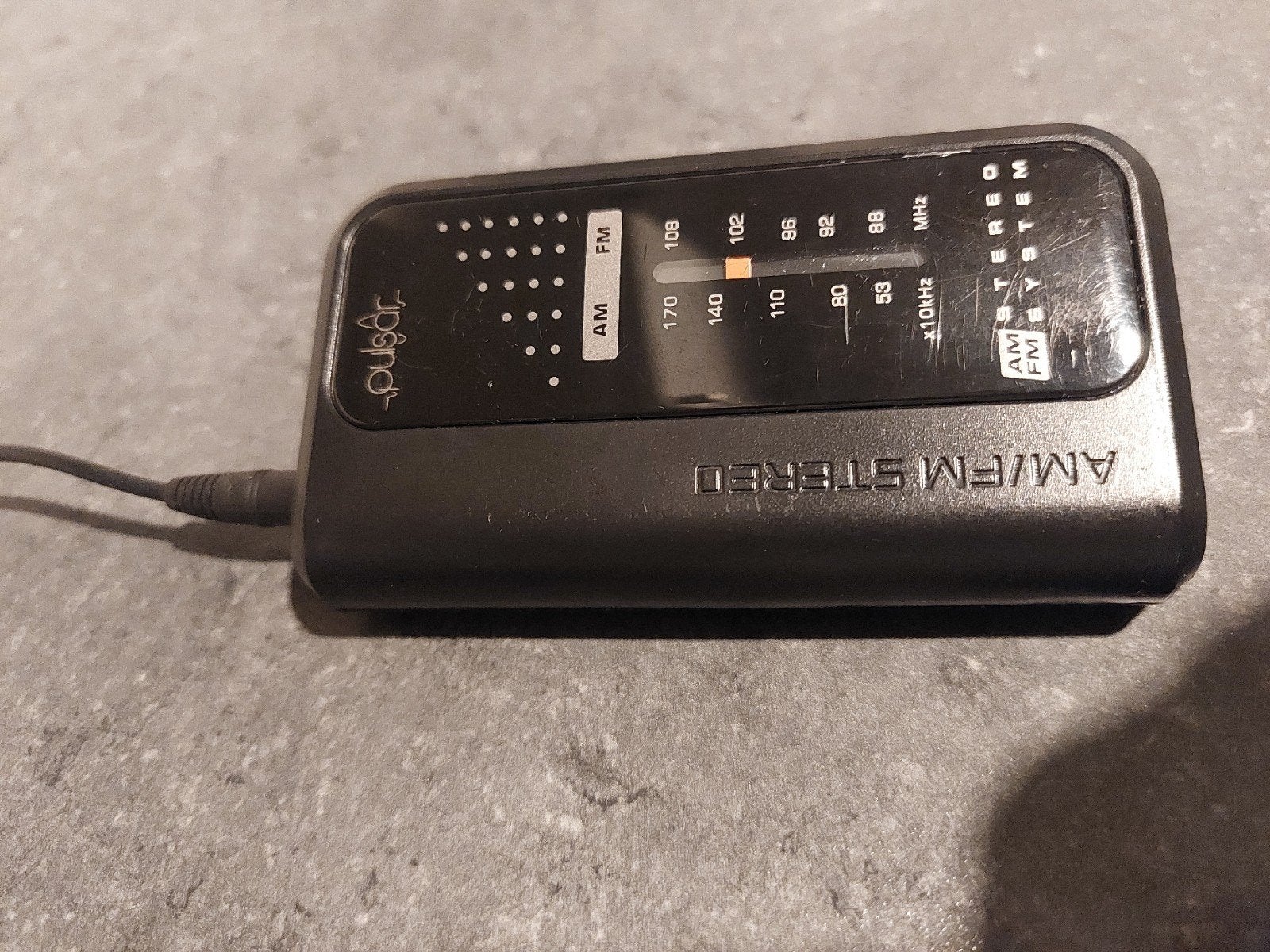 Vintage Pulsar AM/FM Stereo Radio (zonder koptelefoon), Ophalen of Verzenden, Gebruikt, Radio