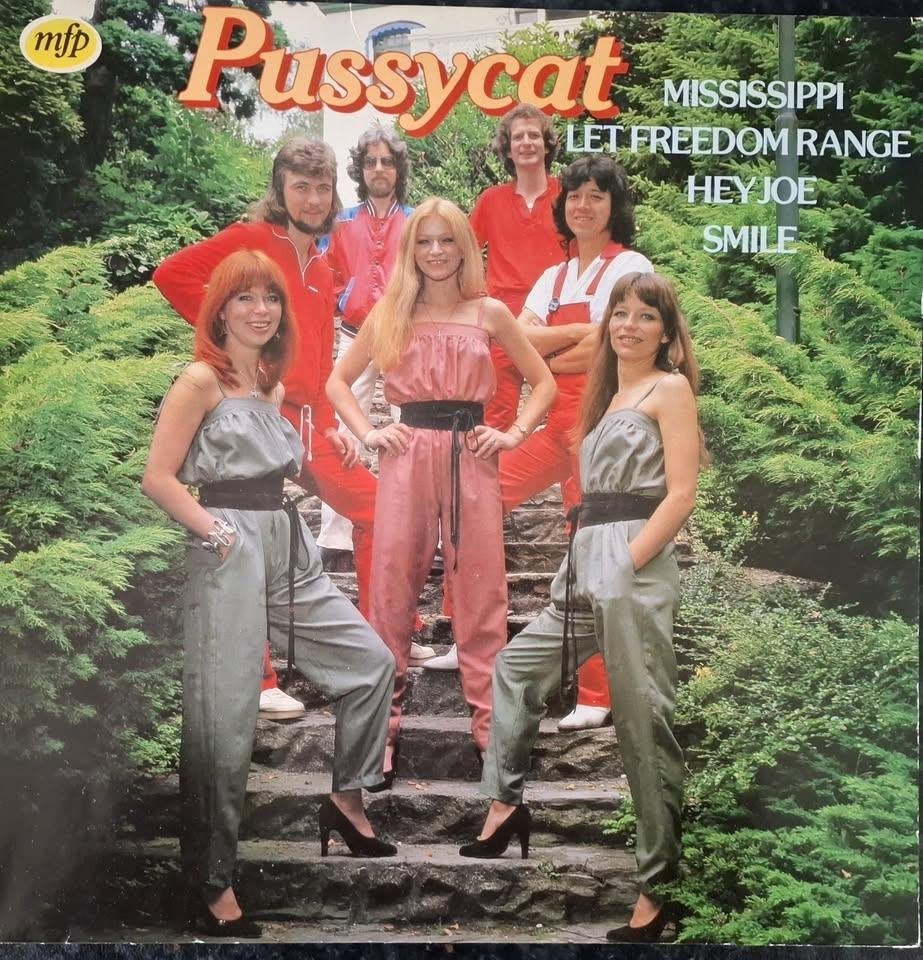 DRIE SCHITTERENDE LP'S VAN PUSSYCAT., LP, Pop, Beschermende buitenhoes, Ophalen of Verzenden