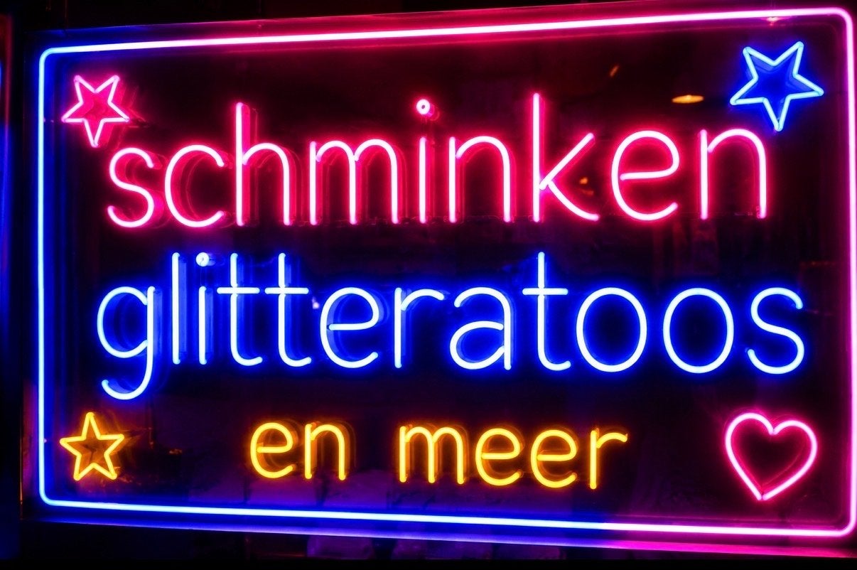 Schminken, Glittertattoos en meer, Ophalen of Verzenden, Gebruikt, Overige kleuren