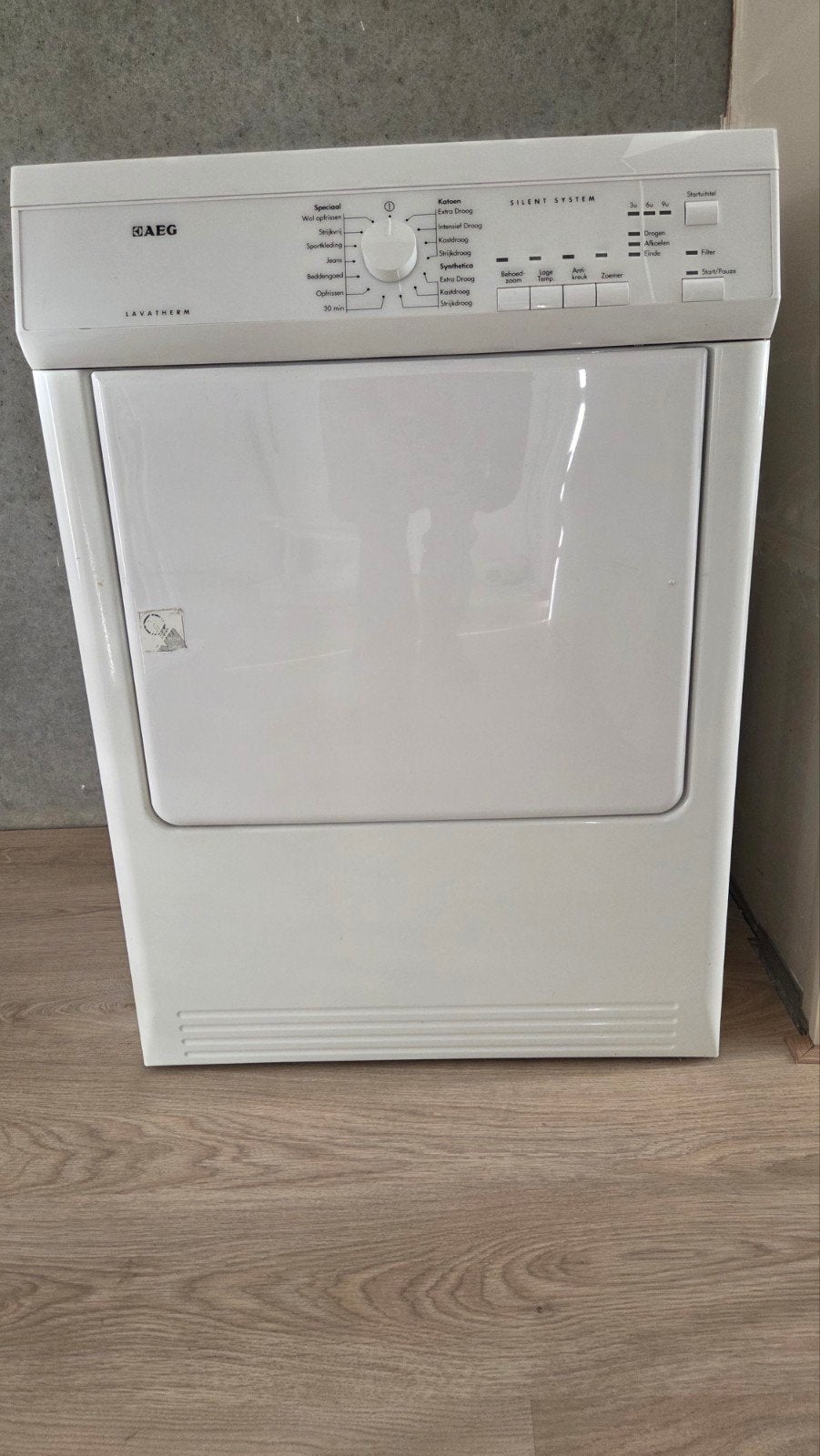 AEG Lavatherm Luchtafvoer Wasdroger, Ophalen, 6 tot 8 kg, Gebruikt, Luchtafvoer