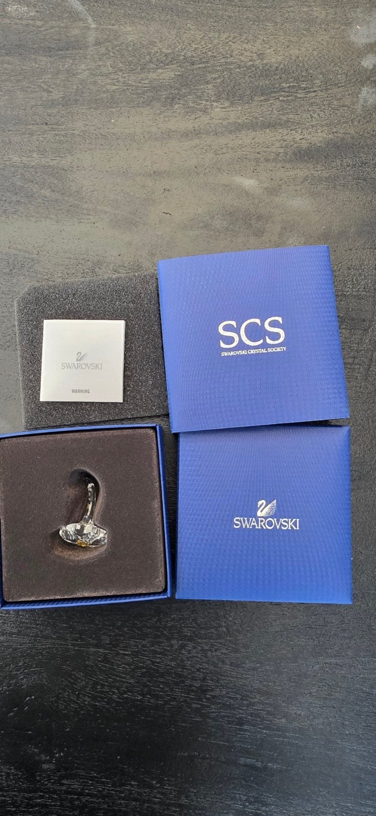 Swarovski Wilde Bloem Kristal SCS Ledengeschenk 2017, Verzamelen, Swarovski, Ophalen, Zo goed als nieuw, Figuurtje