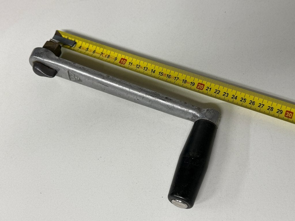 Lierhendel 23 cm met lock, Ophalen of Verzenden, Gebruikt, Lijn of Blok