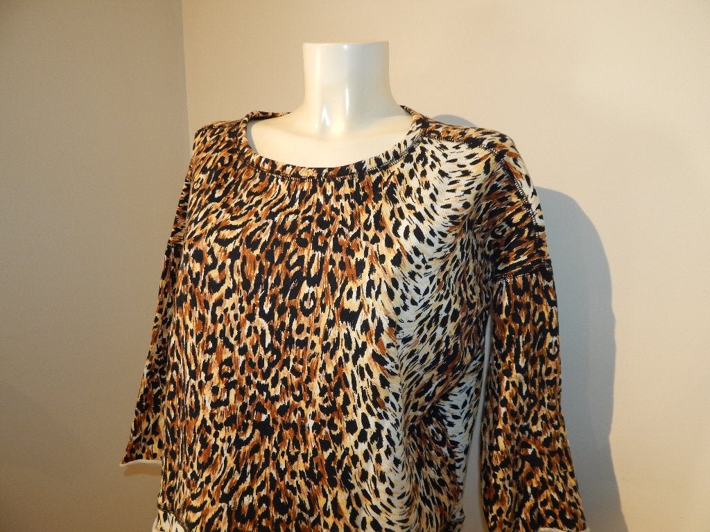 Maje sweater korter model in jaguar print mooie kleuren M, Maat 38/40 (M), Meerkleurig, Verzenden, Maje