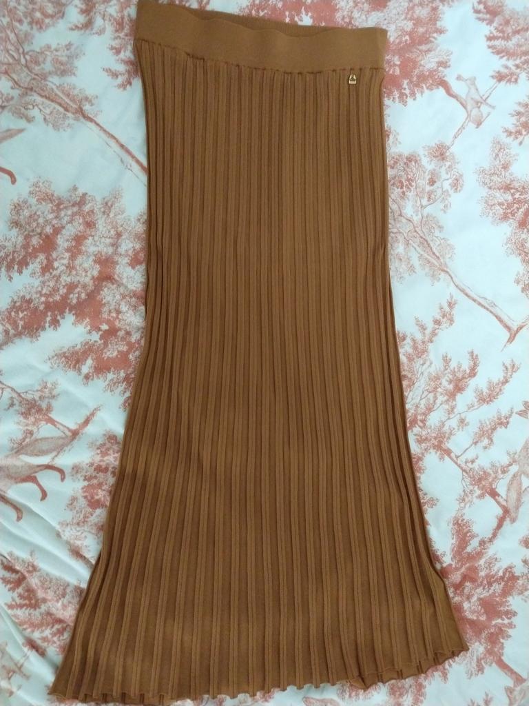 Gebreide rok Morris bruin maat M, Kleding | Dames, Maat 38/40 (M), Morris, Bruin, Ophalen of Verzenden