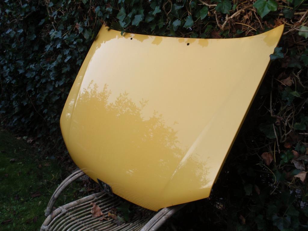 Motorkap geel, achterklep in grijs (EYCC), Peugeot 106., Auto-onderdelen, Ophalen, Gebruikt, Peugeot, Motorkap