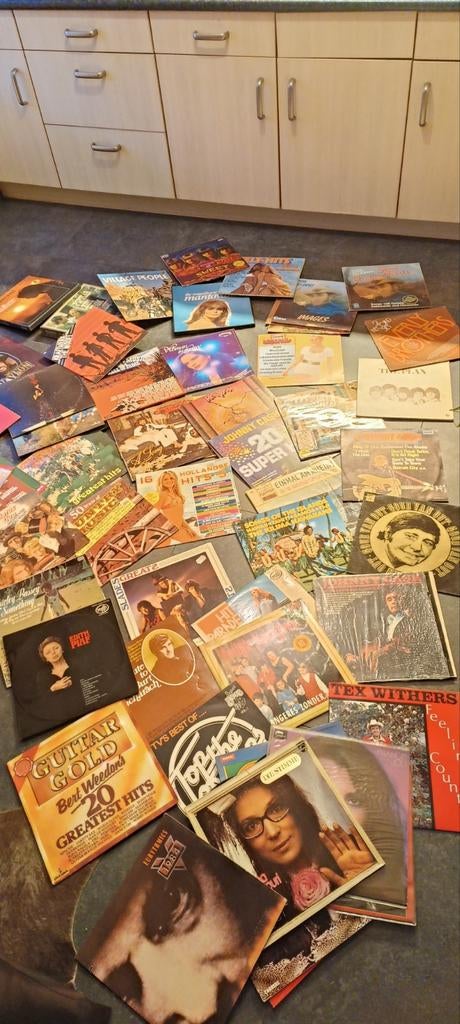 60 LP'S Vintage LP Muziek collectie, Ophalen, Gebruikt, 12 inch