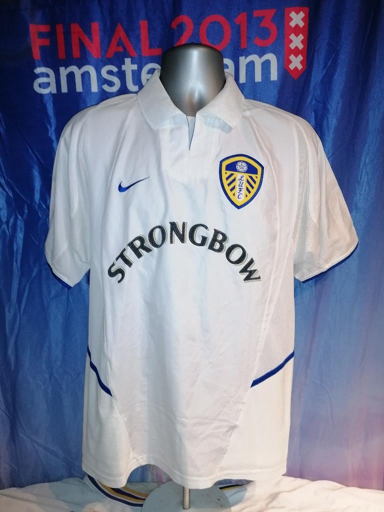 Vintage Leeds United 2002-03 thuis shirt Walkie 4 S Nike, Maat S, Ophalen of Verzenden, Gebruikt, Shirt
