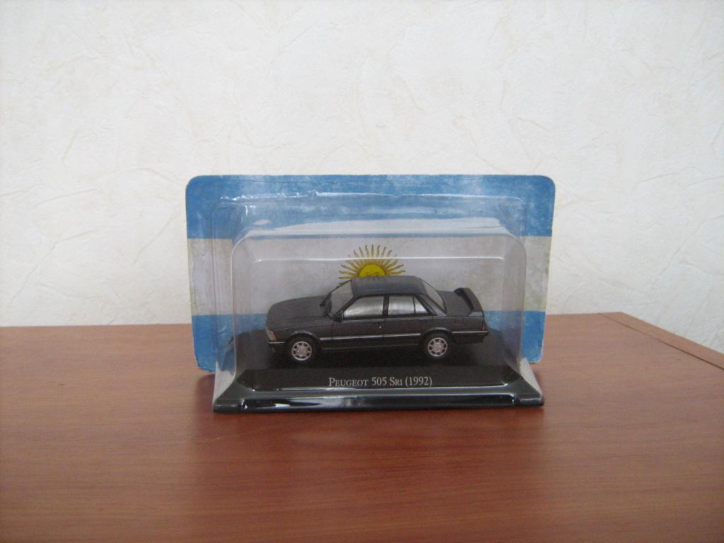 Peugeot  505 SRI (1992), Magazine, Antracite,  1:43, Ophalen of Verzenden, Nieuw, Auto, Overige merken