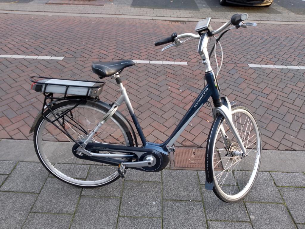 Sparta M8i d53 elektrische damesfiets middenmotor, Fietsen en Brommers, Fietsen | Dames | Damesfietsen, Ophalen, -, -, Versnellingen