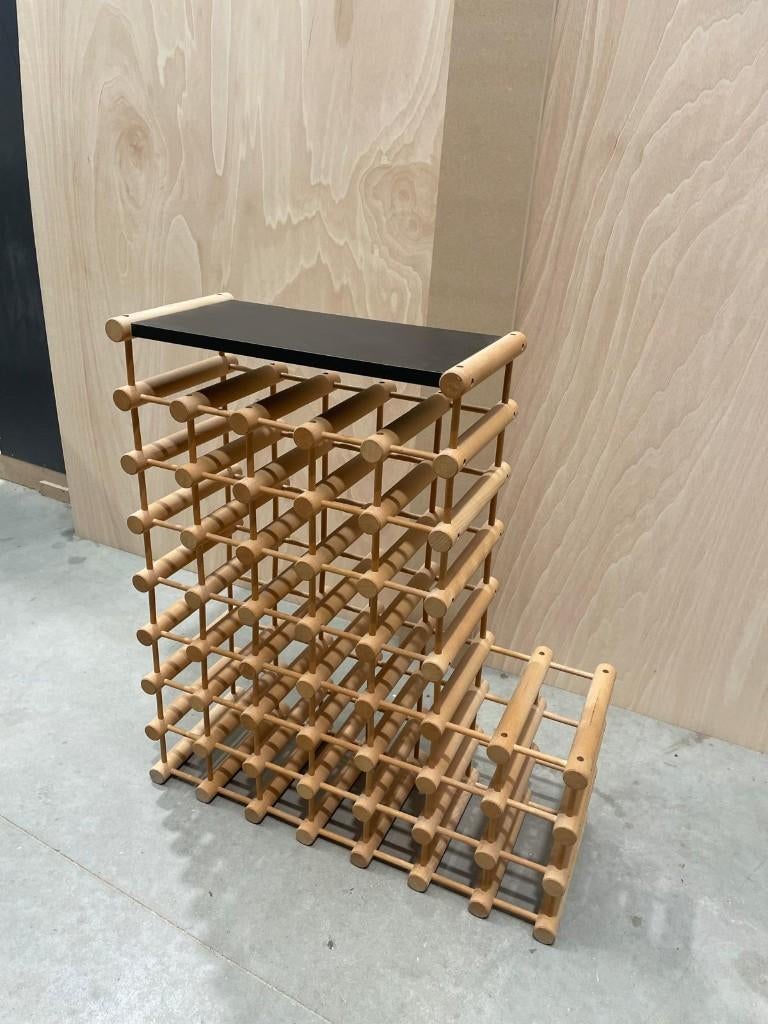 Nissen wijnrek, vintage Bodum (Deens design), Huis en Inrichting, Woonaccessoires | Wijnrekken, Ophalen, 50 tot 75 cm, Zo goed als nieuw
