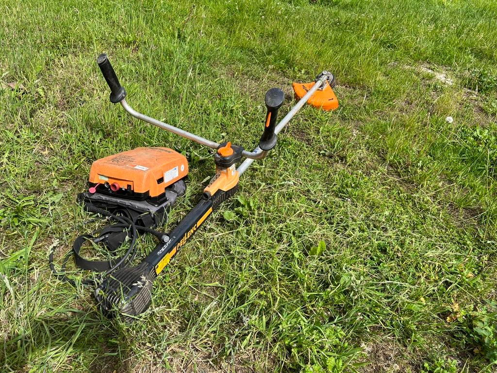 Pellenc Bosmaaier Excelion 2000 set met ULIB accu, rugaccu, Tuin en Terras, Bosmaaiers, Gebruikt, Accu, 50 cm of meer, Ophalen