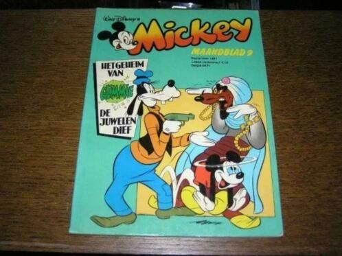 Mickey Maandblad # 1981-09, Boeken, Stripboeken, Gelezen, Ophalen of Verzenden, Walt Disney, Eén stripboek