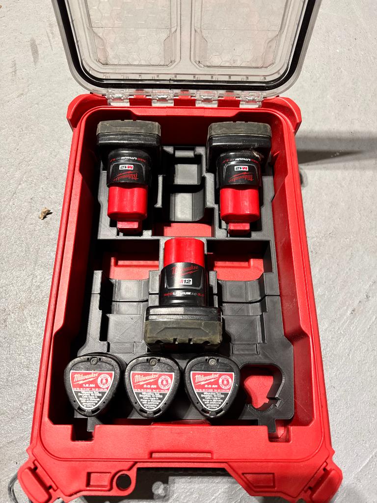 Milwaukee packout insert voor M12 accu's, Almere, Nieuw, GEREED3D, Ophalen of Verzenden
