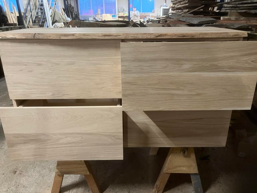 Badkamermeubel wastafelbladen stapelkast boeken kast op maat, Huis en Inrichting, Ophalen, Overige typen, Nieuw, 50 tot 100 cm