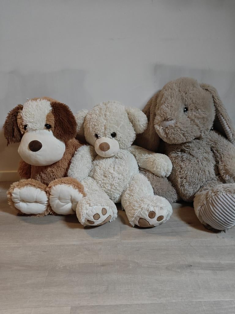 Knuffels beer, hond en konijn, Ophalen, Beer