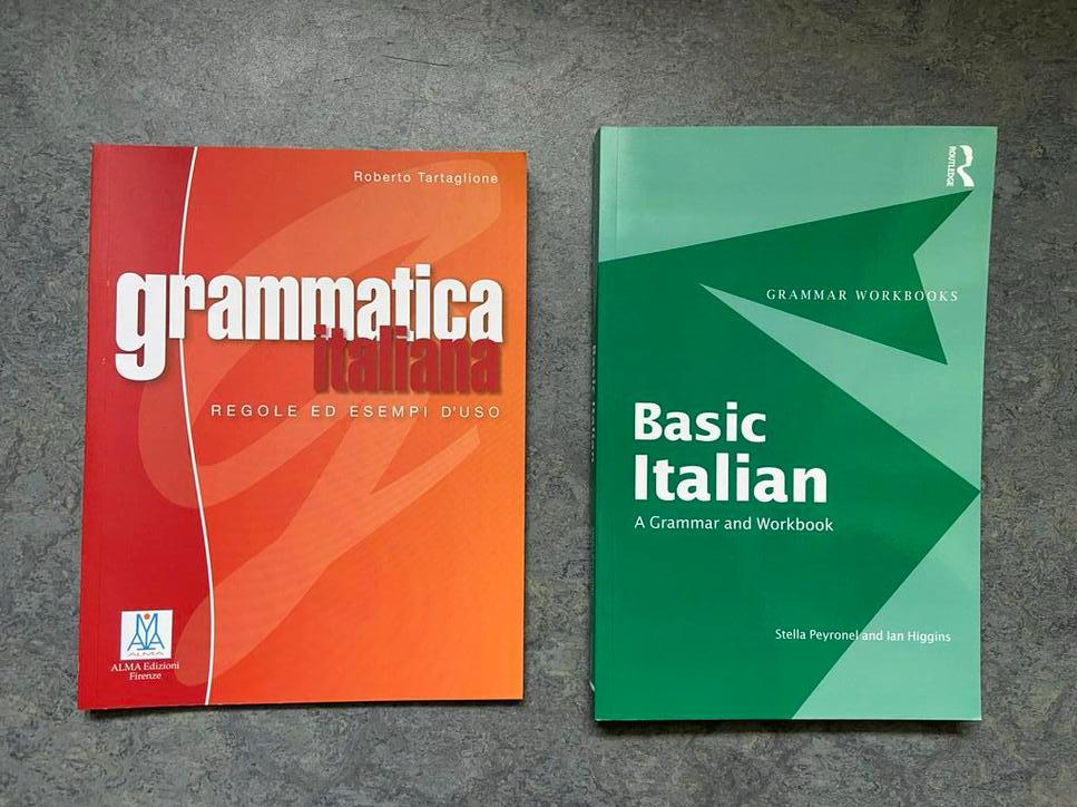 Italiaanse grammatica boeken, Ophalen, Gelezen, Niet van toepassing