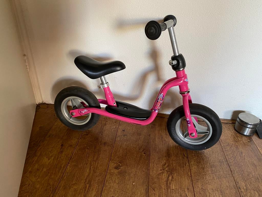 Puky roze loopfiets, Ophalen of Verzenden, Zo goed als nieuw, Loopfiets